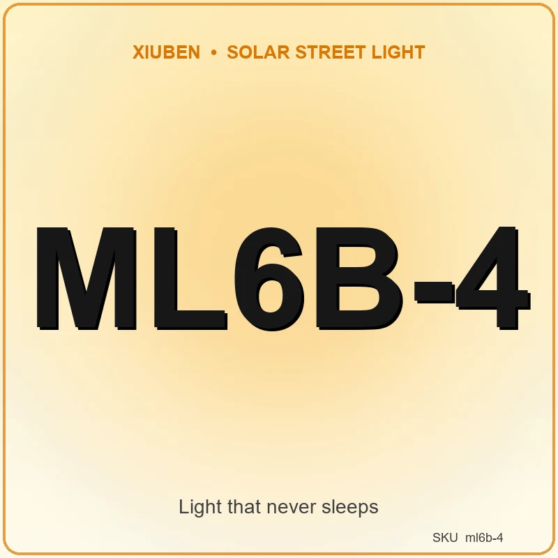 ML6B-4 Modular LED Street Light (AC Powered)